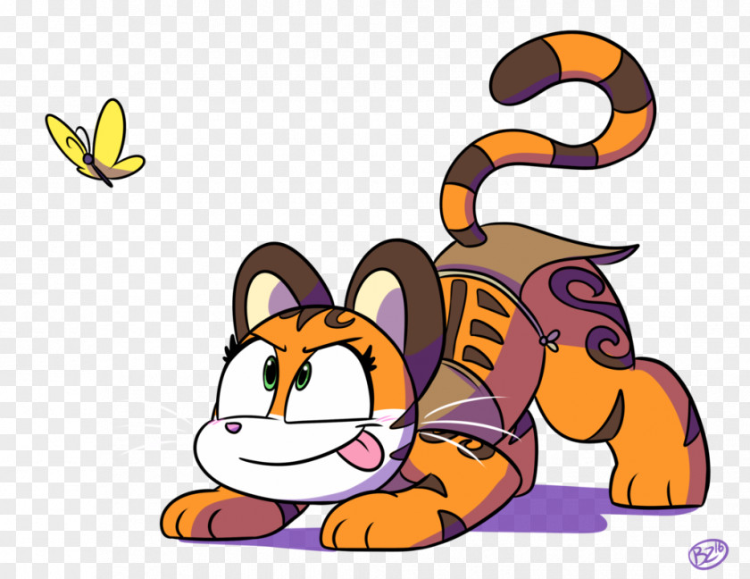 Cat Tiger Cartoon Keyword Tool Clip Art PNG