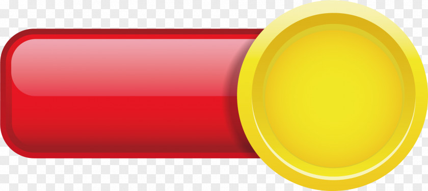 Crystal Vector Button Yellow PNG