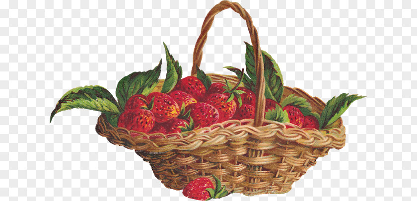 Cutting Strawberry Food Gift Baskets Bokmärke Victorian Era PNG