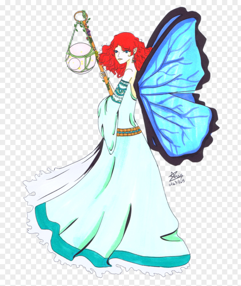 Fairy Butterfly Costume Design Clip Art PNG