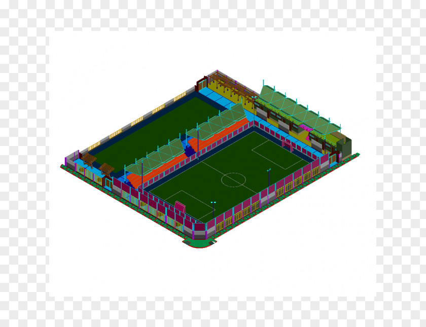 Football Stadium Soccer-specific AutoCAD Computer-aided Design .dwg PNG