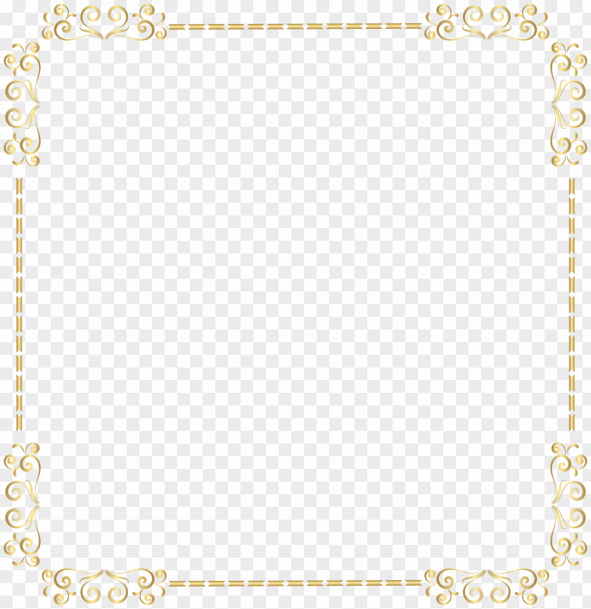 Frame Border Transparent Clip Art Image Yellow Area Pattern PNG