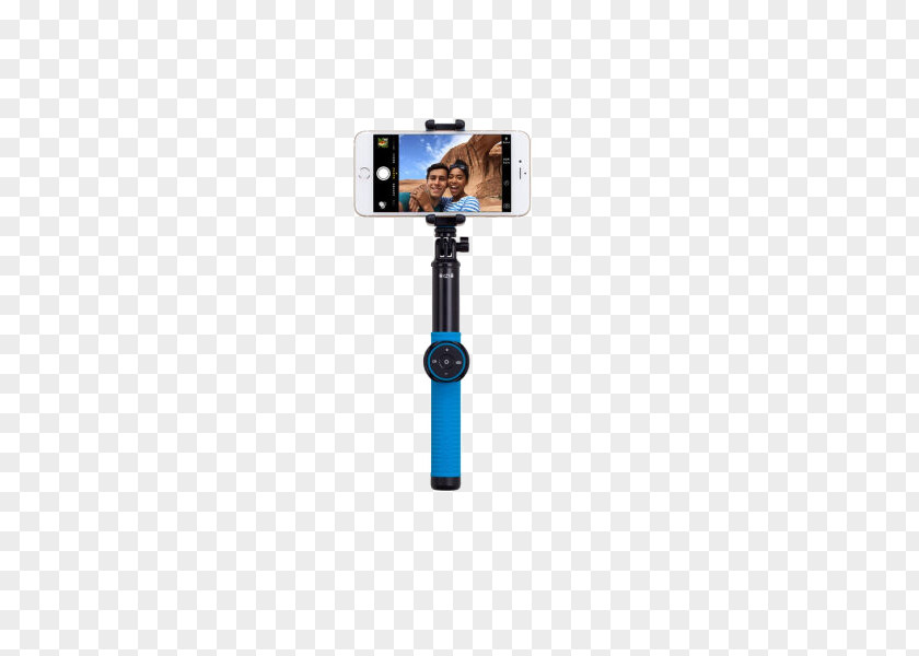 Momax Bluetooth Self-timer Lever Blue Ukraine Selfie Stick Monopod PNG