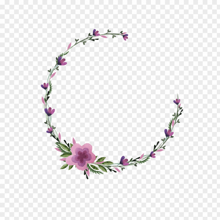 Purple Floral Decoration Morning Day Clip Art PNG