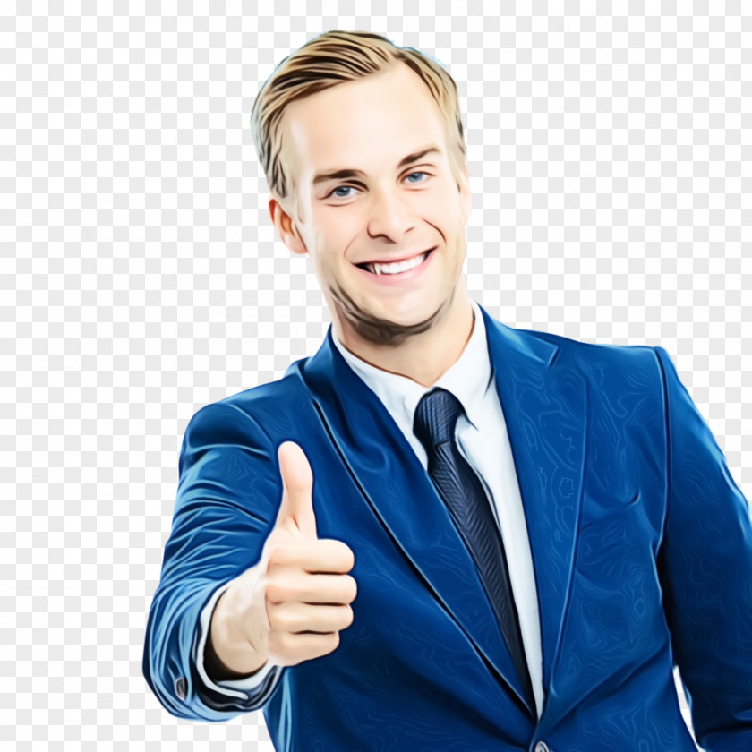Recruiter Smile Finger Gesture Thumb White-collar Worker Businessperson PNG
