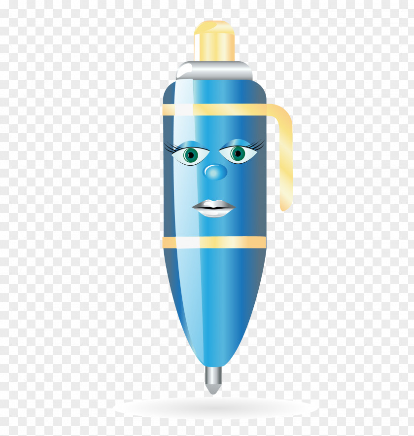 Vector Cute Cartoon Ballpoint Pen Painting Drawing PNG