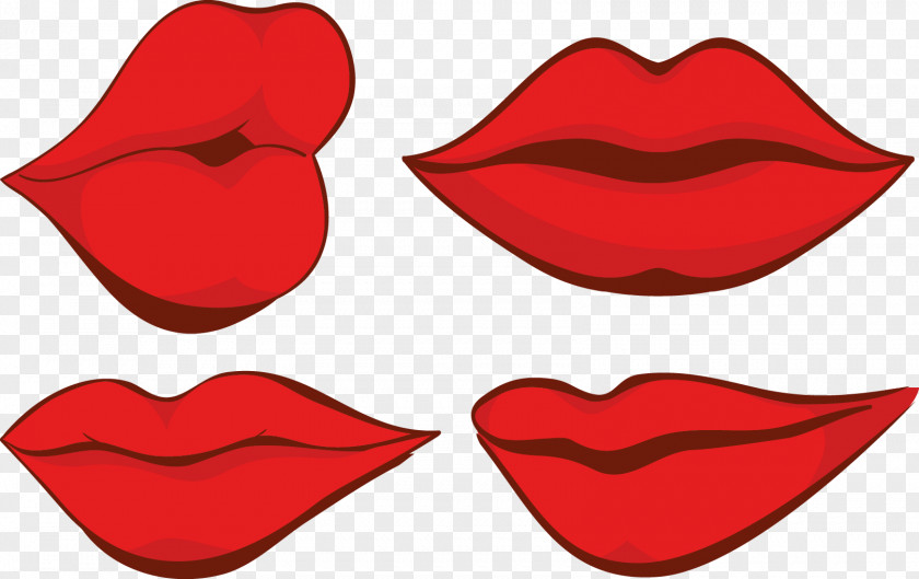 Vector Lips Lip Euclidean Stock Photography PNG