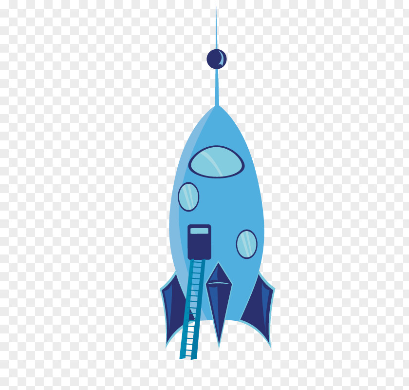 Blue Rocket Ladder Drawing Clip Art PNG