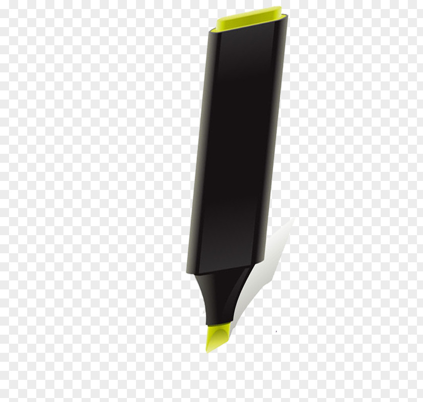 Cartoon Pen Yellow Angle PNG