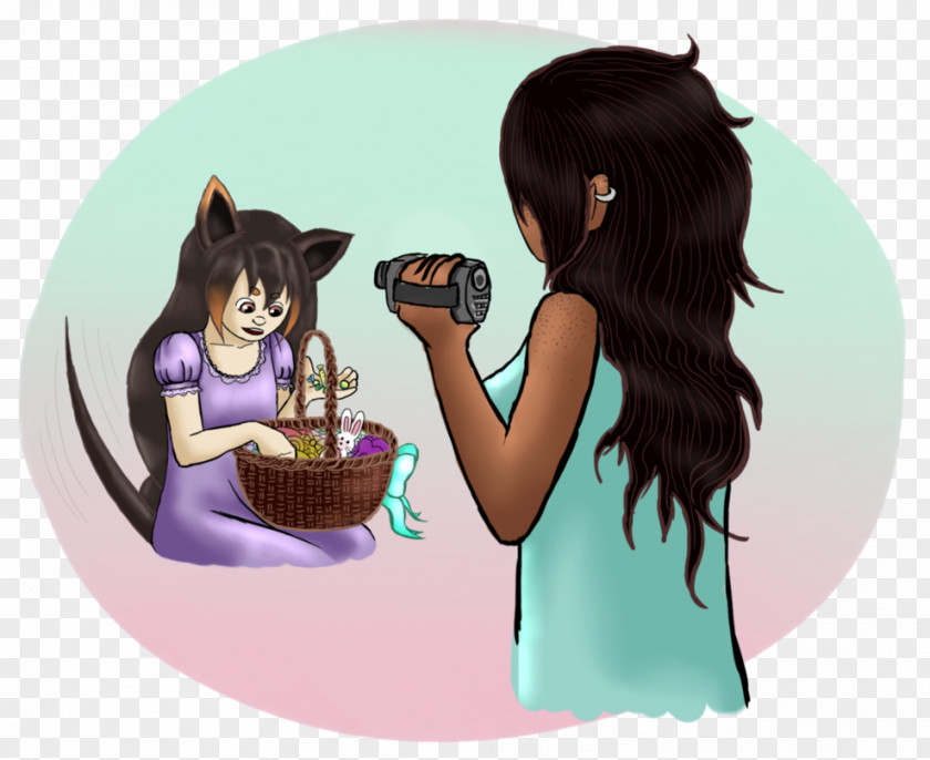Early Morning Cat Smile Illustration Cartoon Human PNG