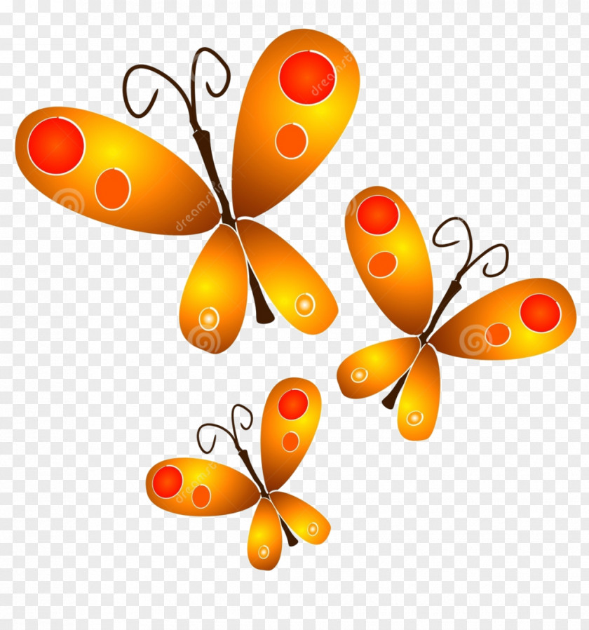 Red Butterfly Drawing Clip Art PNG
