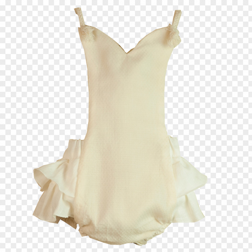 Romper Suit Cocktail Dress Silk Ruffle Neck PNG