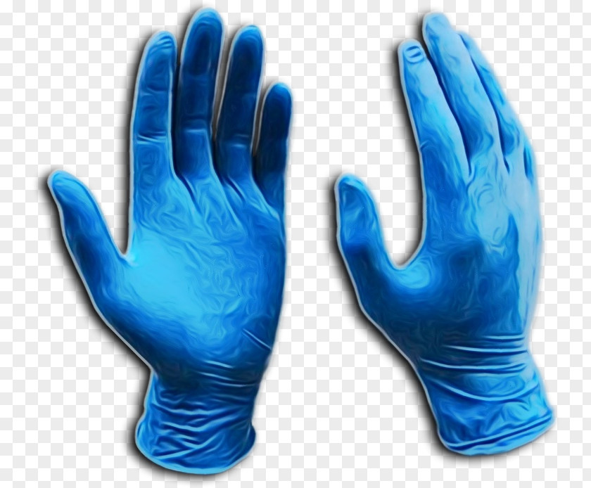 Safety Glove Medical Cobalt Blue / M PNG