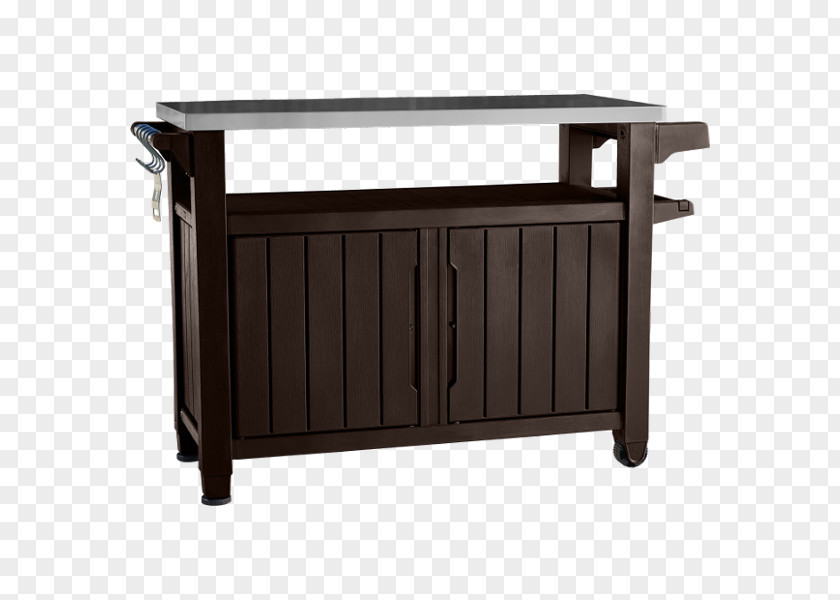 Unity Table Serving Cart Garden Furniture Patio PNG