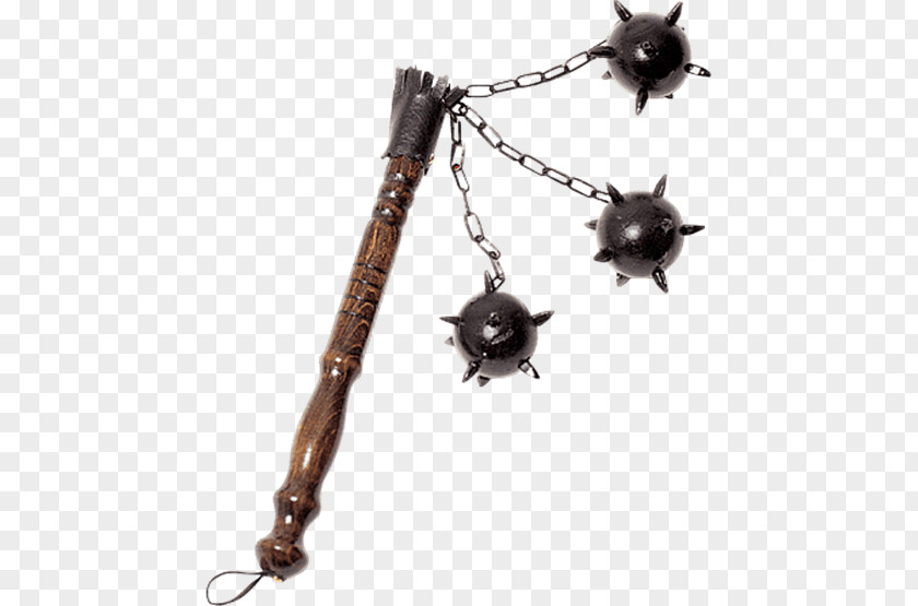 Weapon Middle Ages Flail Chain Mace PNG