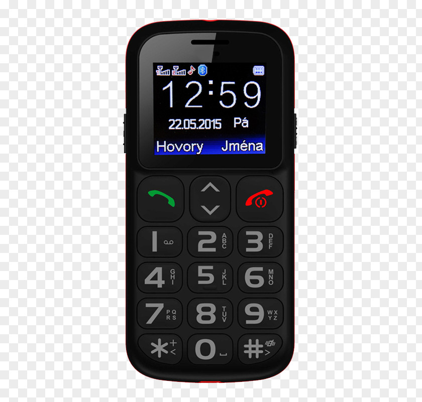 Adulto Mayor Telephone Dual SIM Home & Business Phones BLU Tank II Handsfree PNG