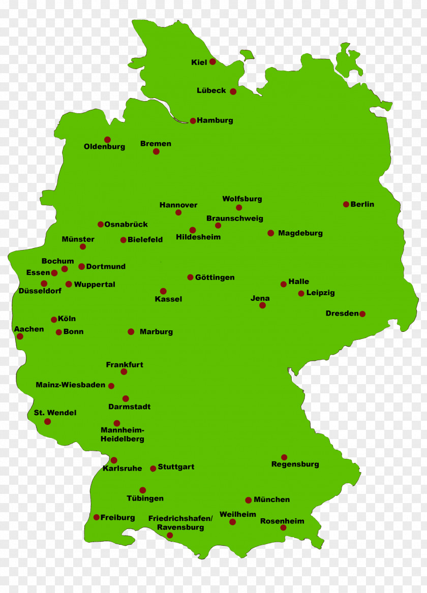 City West Germany Map PNG