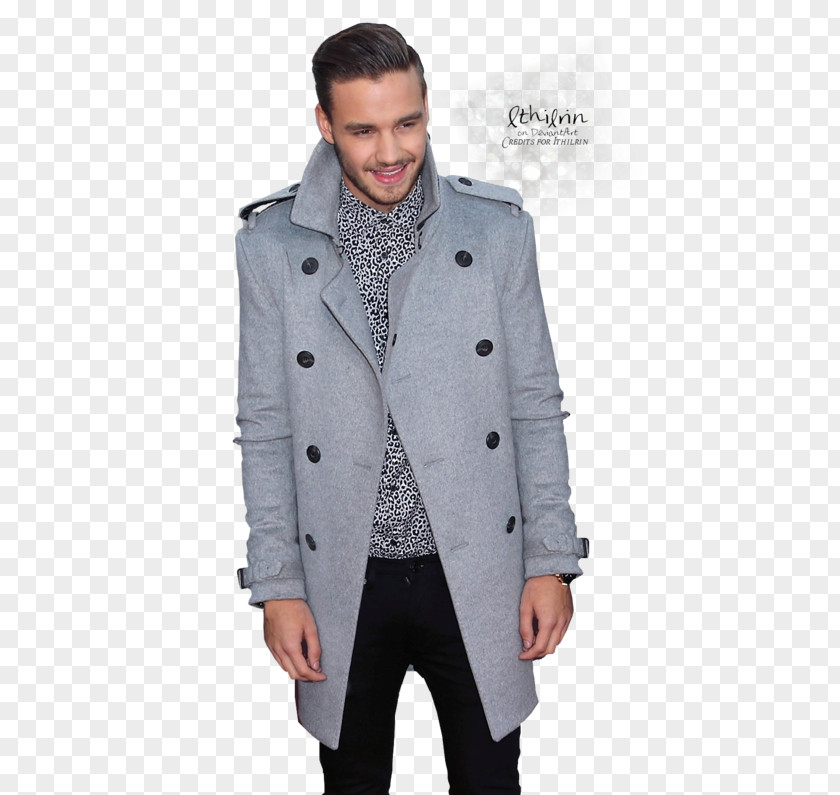 Liam Payne Overcoat Trench Coat PNG