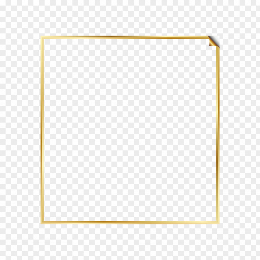 Golden Line Frame PNG line frame clipart PNG