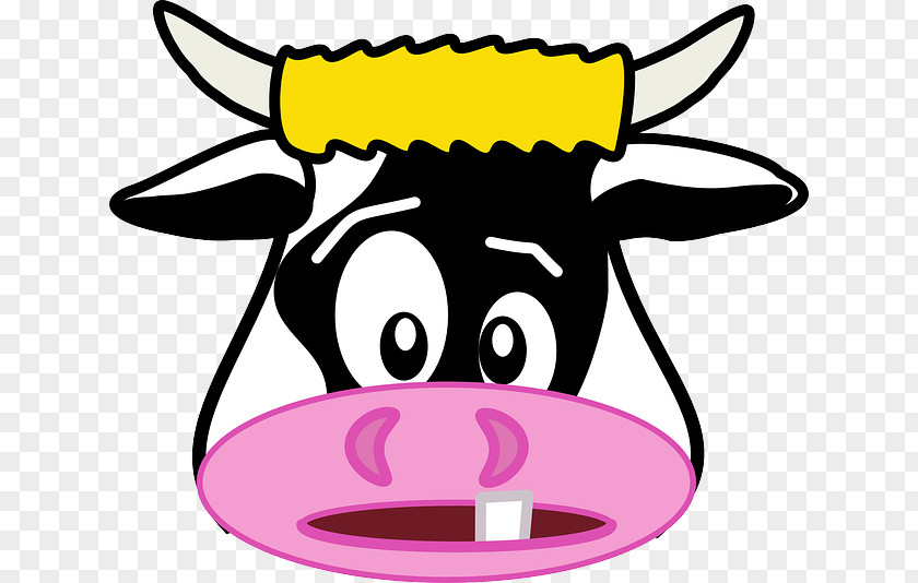 Cow Funny Cattle Drawing Clip Art PNG