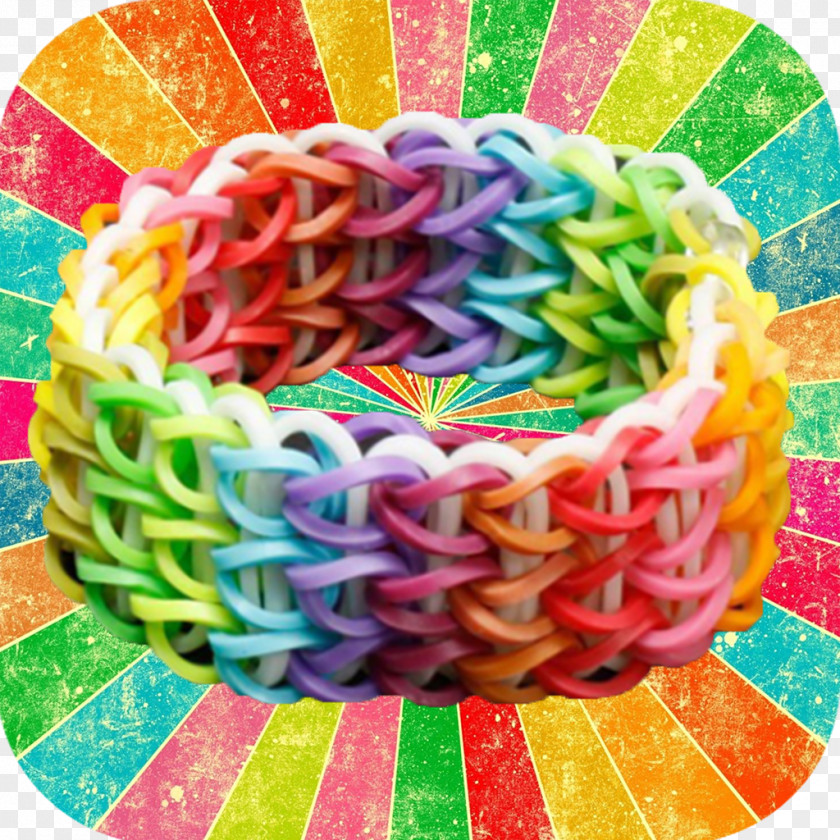 Jewellery Rainbow Loom Bracelet Rubber Bands Do It Yourself PNG