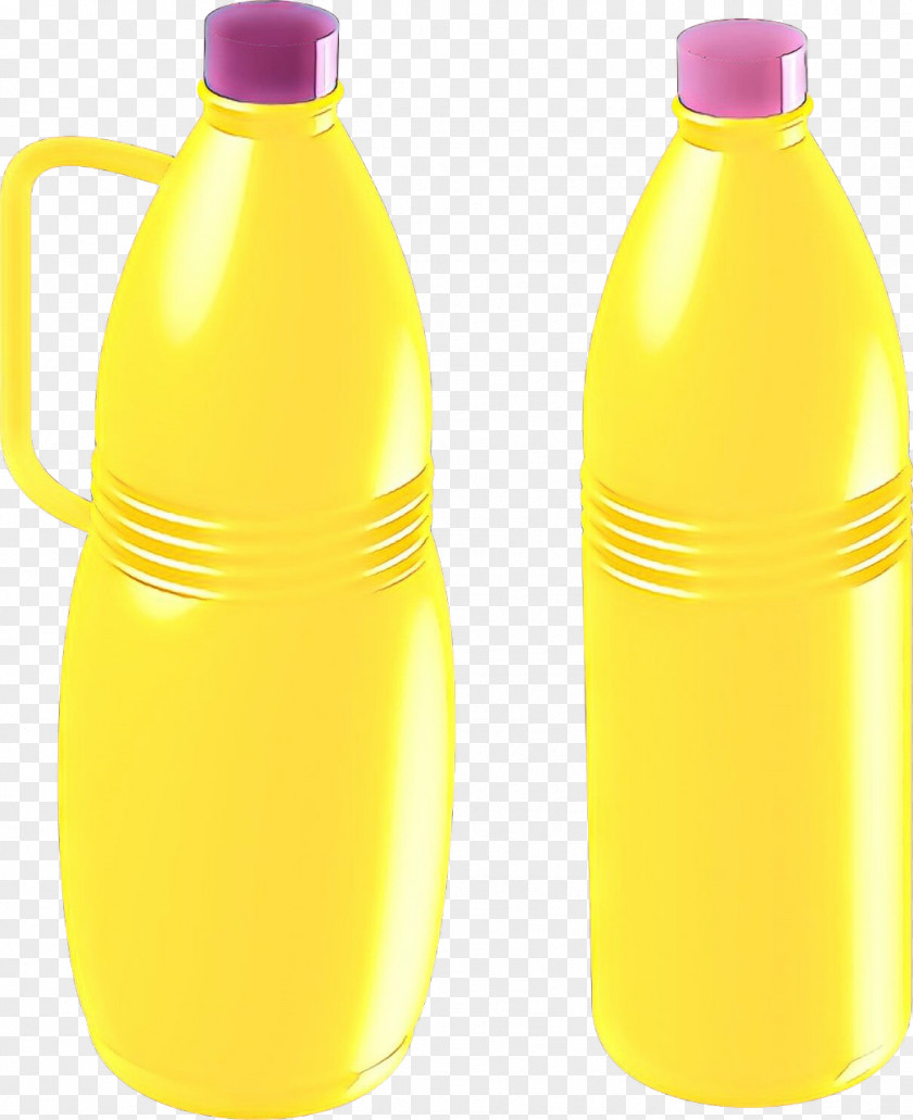 Orange Soft Drink Plastic Bottle PNG