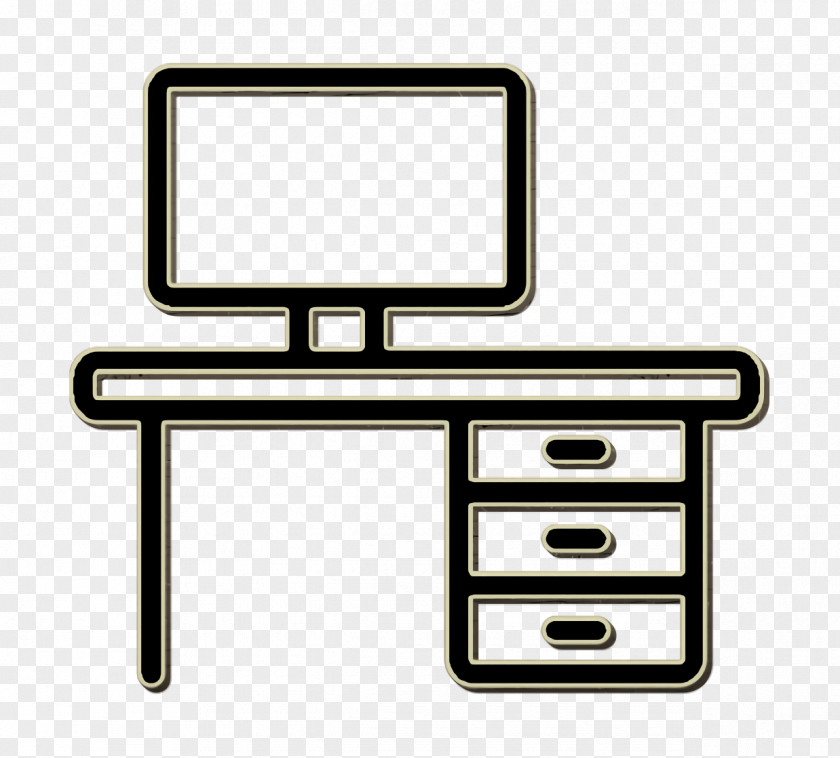 Home Living Icon Desk Table PNG