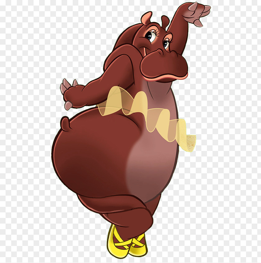 Mickey Mouse Hippopotamus Captain Hook Fantasia Dance Of The Hours PNG