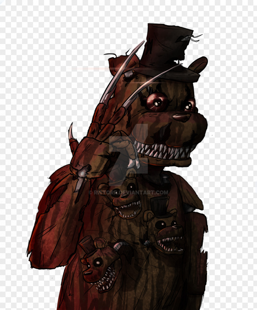 Nightmare Foxy Five Nights At Freddy's 4 2 3 Freddy Krueger PNG