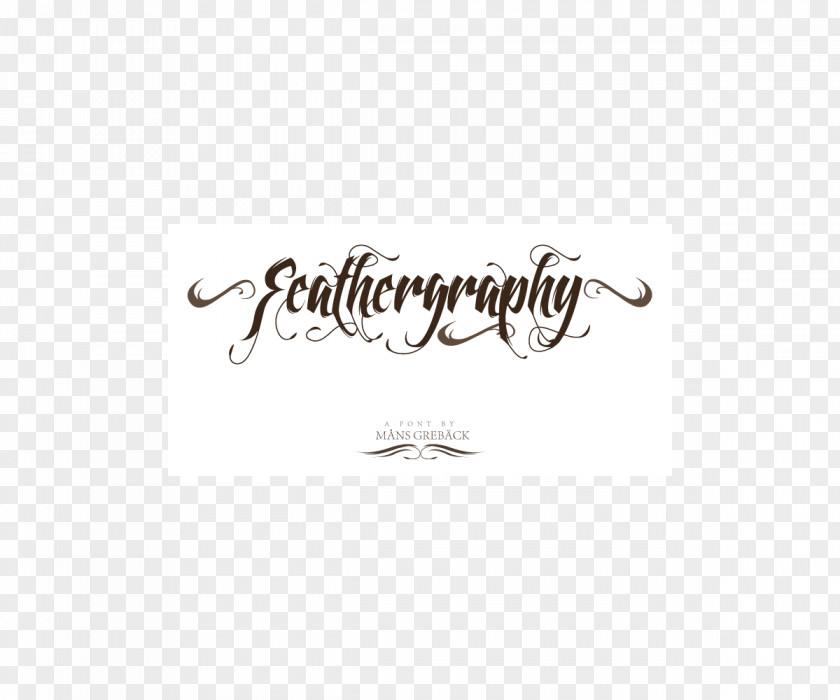 Calligraphy Logo Brand Font PNG