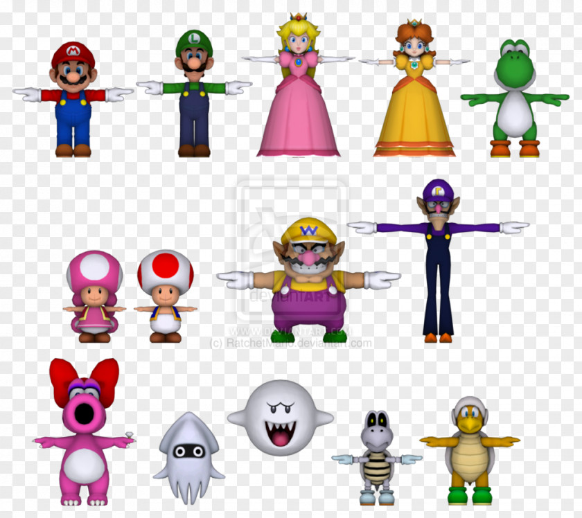 Meeting Villain Mario Party 8 Series Game Clip Art Toy PNG