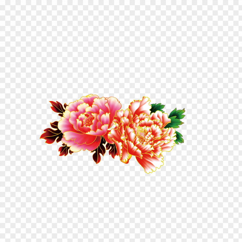 Peony Floral Design Moutan Flower PNG