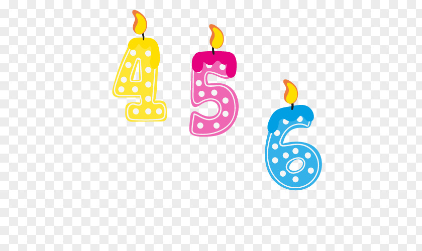 Birthday Candles Cake Candle Vecteur PNG