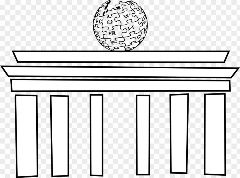 Brandenburg Gate Furniture Line Art Font Angle Fence PNG