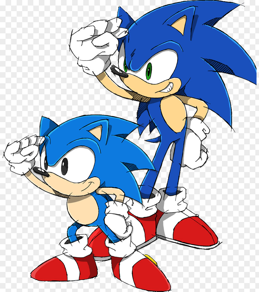 Classic Sonic The Hedgehog Generations & Sega All-Stars Racing Forces CD PNG
