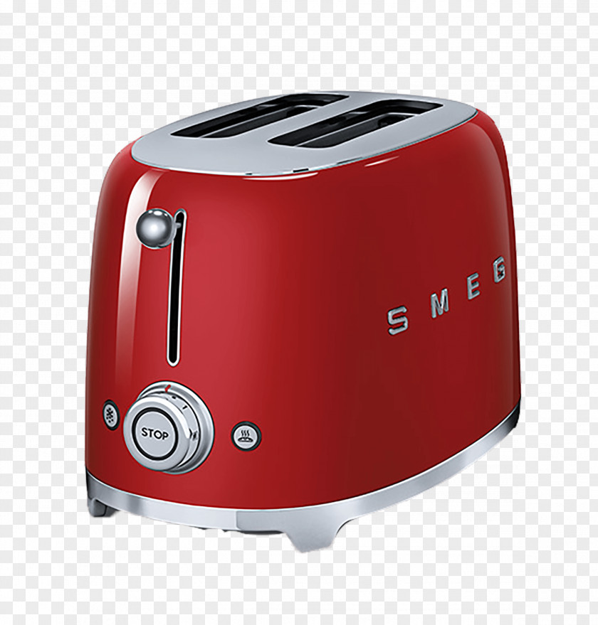 Kitchen Smeg Retro 2 Slice Toaster Home Appliance PNG