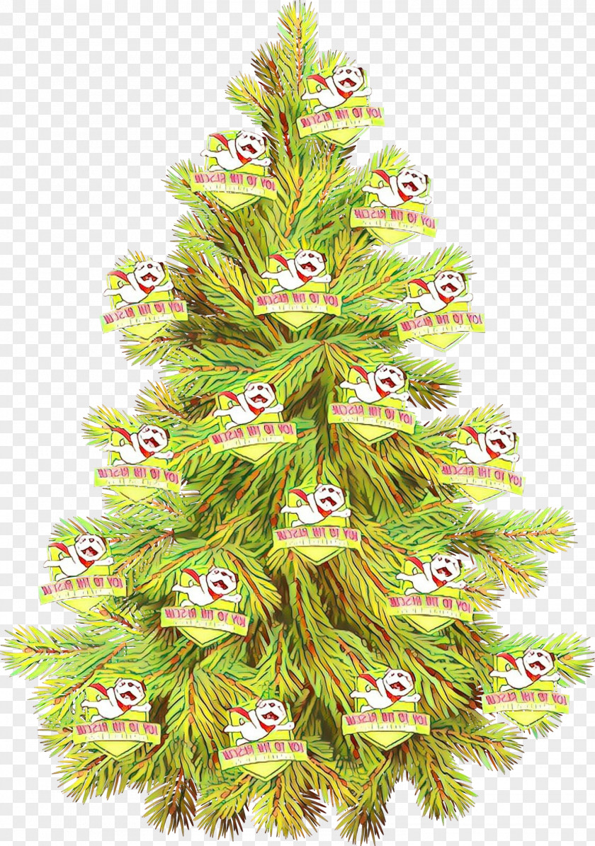 Leaf Pine Christmas Tree PNG