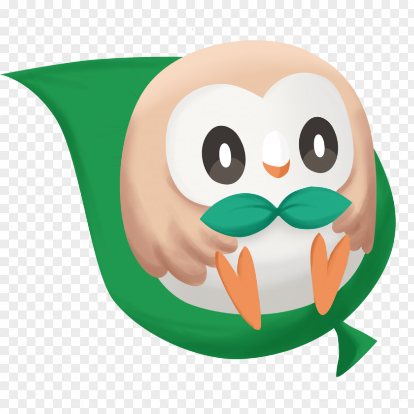 Owl Element Pokxe9mon Ultra Sun And Moon Rowlet Litten Drawing PNG