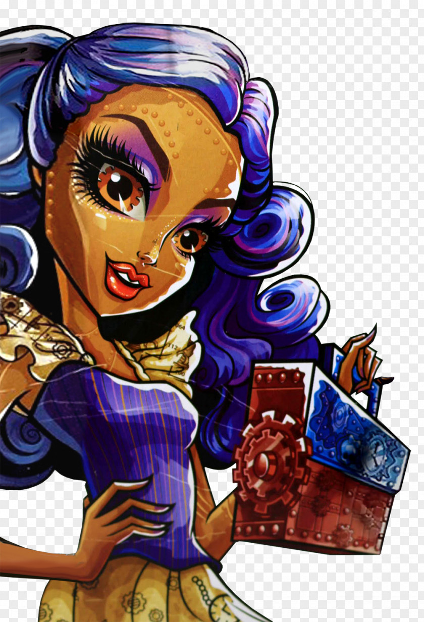Steam Robot Monster High Doll Image PNG