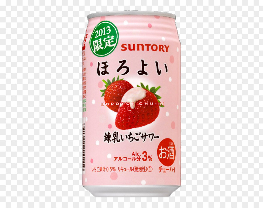 Strawberry Drink Sour Chūhai Liqueur Milk ほろよい PNG