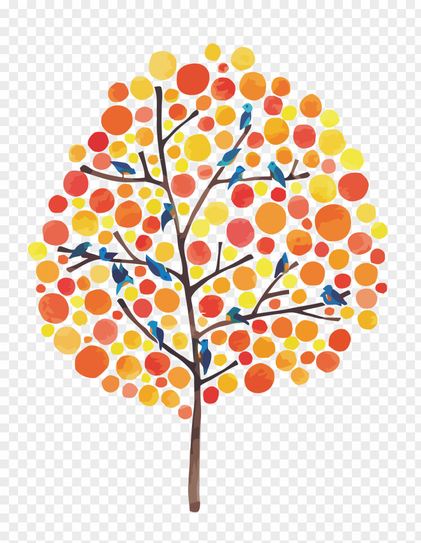 Vector Wave Tree With Bird Visual Arts Watercolor Painting Paper Artist PNG