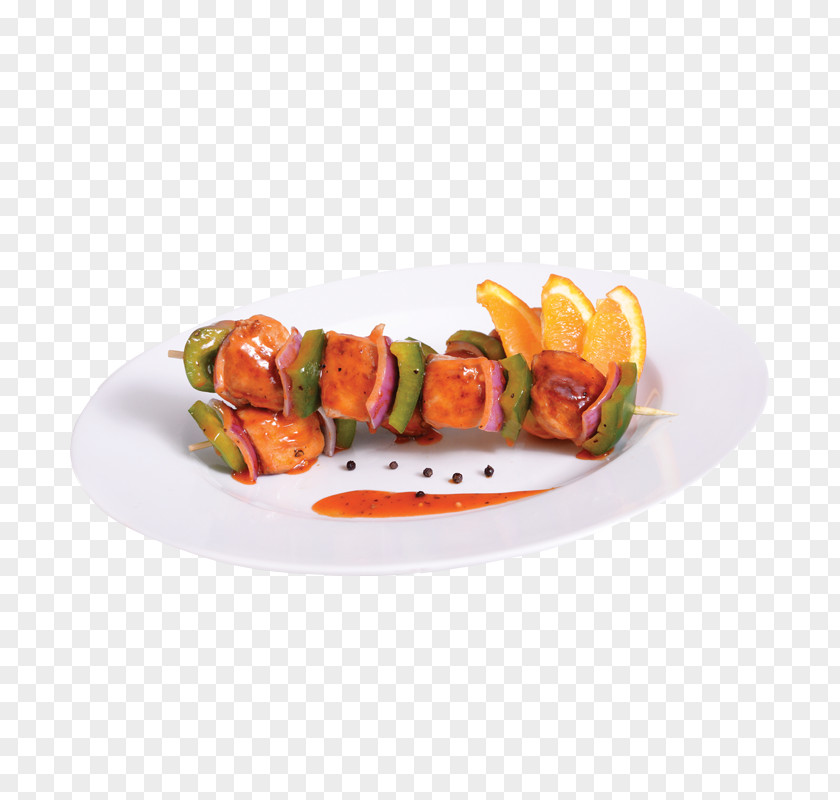 Vegetable Ballotine Kebab Stuffing Smoked Salmon Skewer PNG