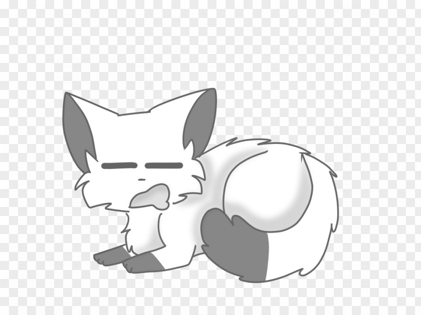 Cat Sleeping Drawing /m/02csf Paw Dog PNG