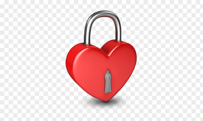 Padlock Heart PNG