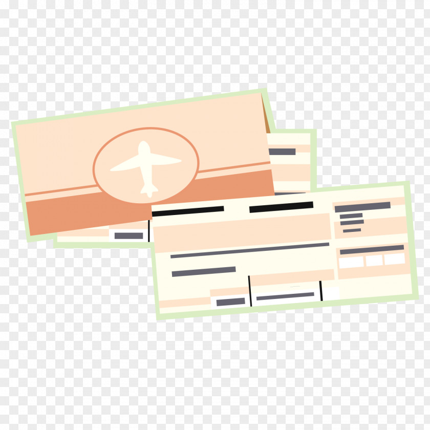 Airfare Design Element Airline Ticket Vector Graphics Flight Airplane Event Tickets PNG