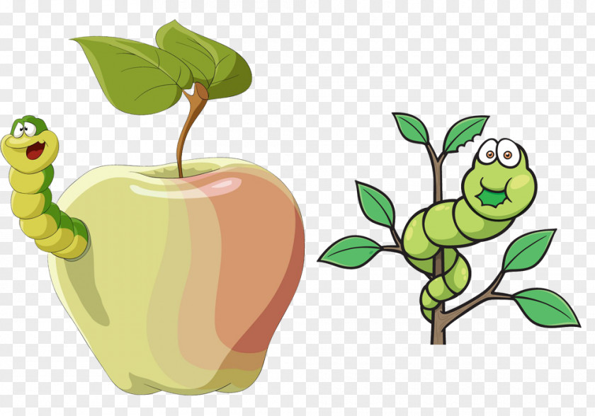 Apple Caterpillar Worm Royalty-free Clip Art PNG