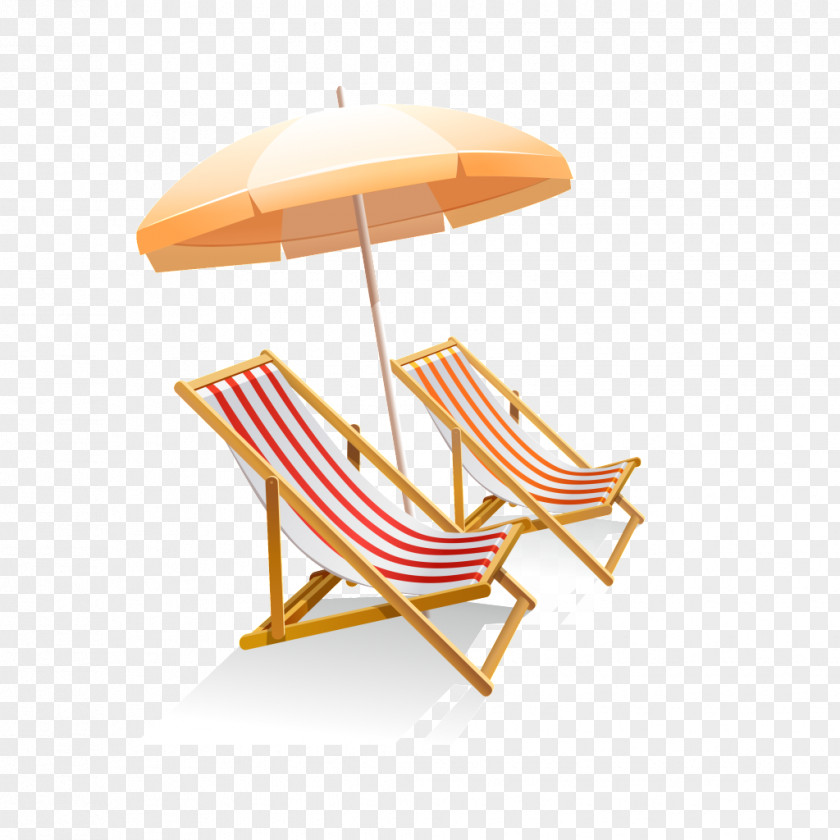 Deck Chair Clip Art Umbrella Image PNG