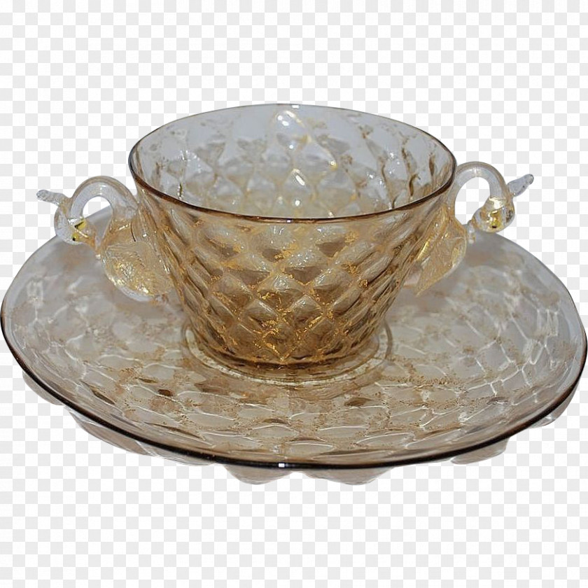 Glass Murano Coffee Cup Venetian PNG