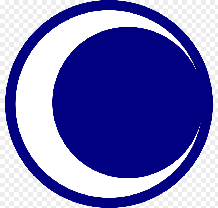 Moon Clipart Circle Cobalt Blue Oval Point Clip Art PNG