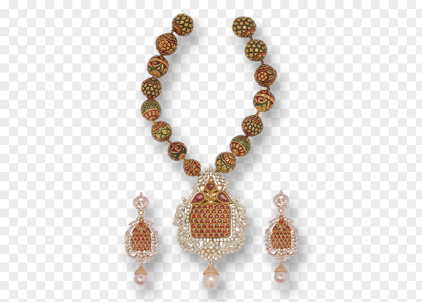 Necklace Earring Gemstone Jewellery Pearl PNG